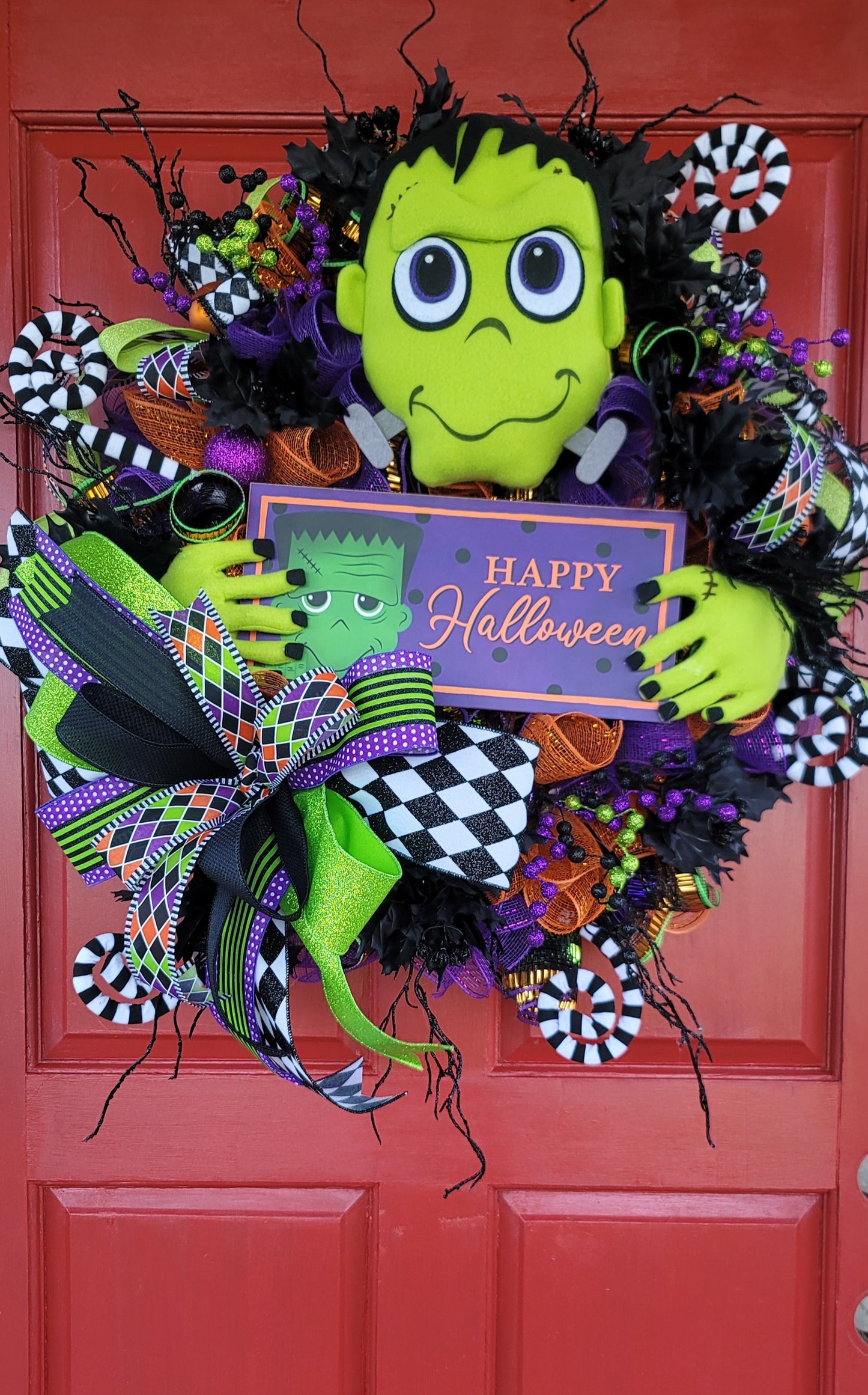 Frankenstein wreath