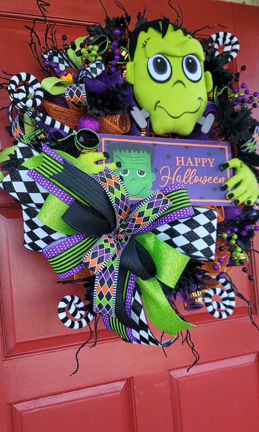 Frankenstein wreath