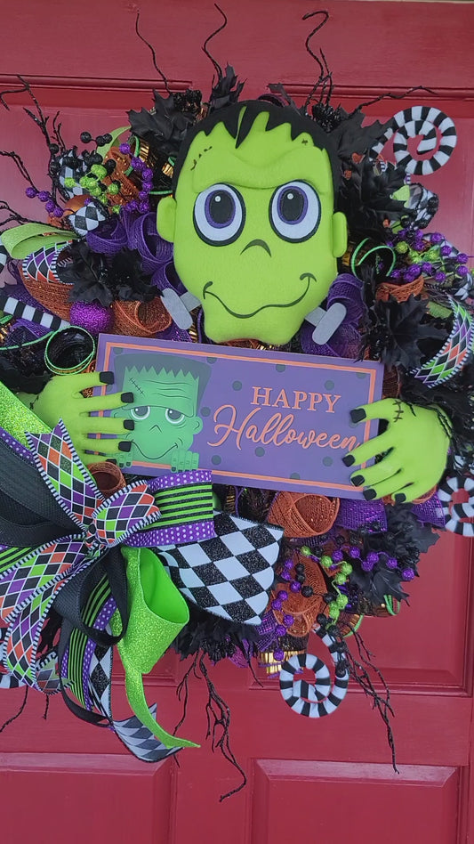 Frankenstein wreath